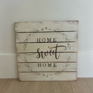 6x12 Home Home Sweet Home Slat Wood Sign Decorative Hanging Wall Plaque